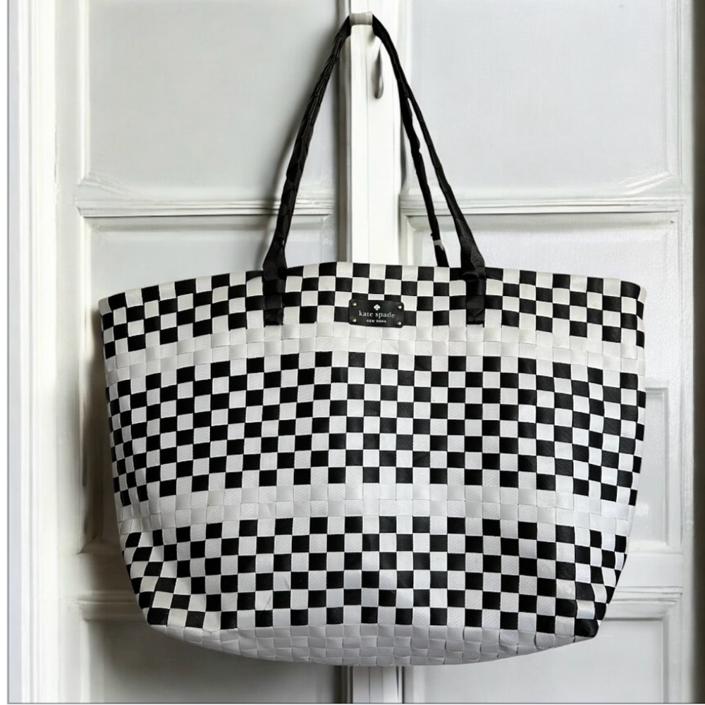 Kate Spade Basket Weave Straw Tote